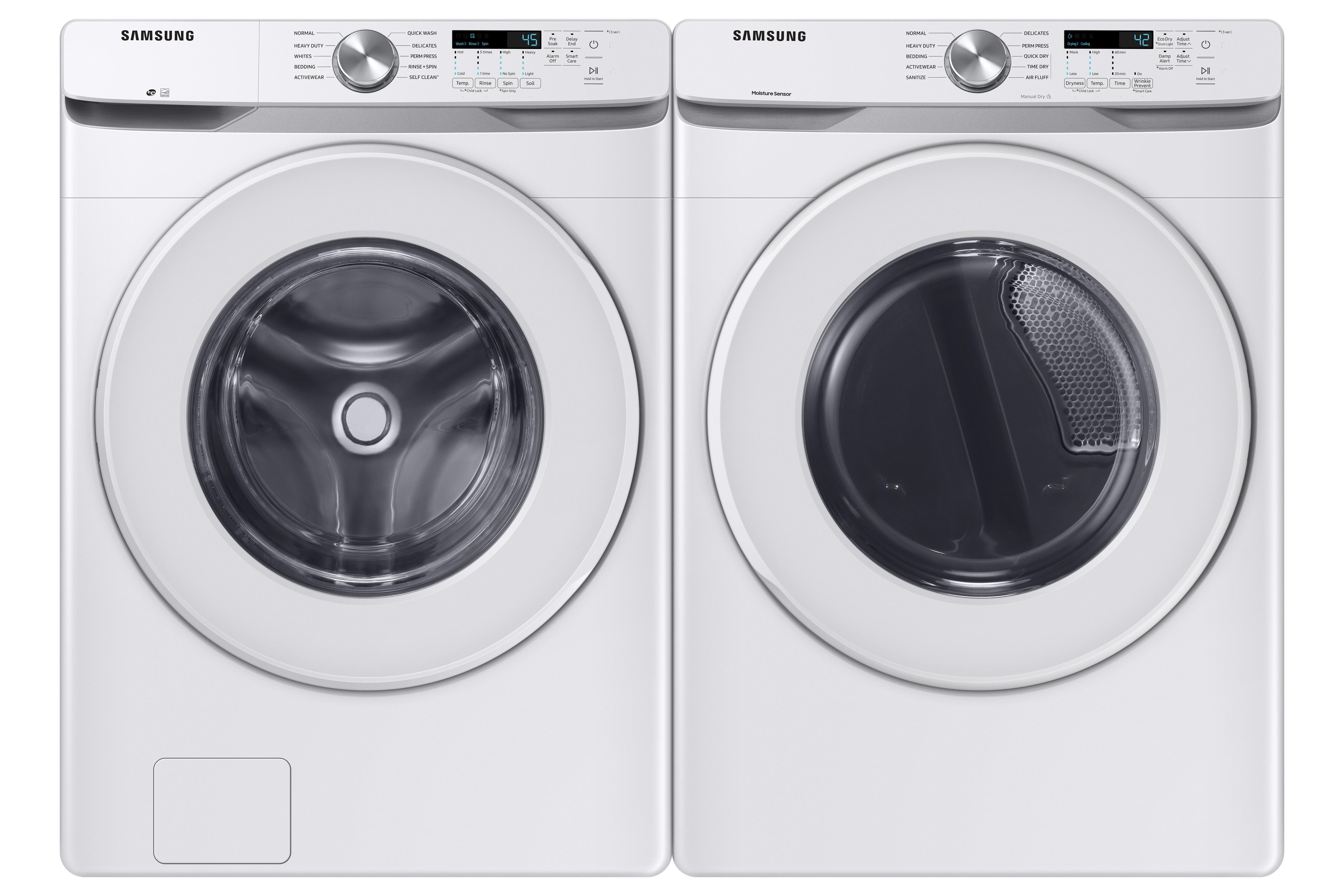 Rent to Own Samsung Appliances 4.5 Cu. Ft. Front Load Washer & 7.5 Cu